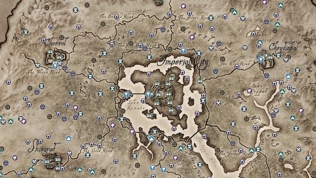 CyrodiilThe Elder Scrolls IV: Oblivion Remastered Interactive Map